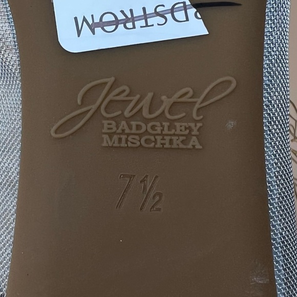 BADGLEY MISCHKA Jeri Embellished Ballet Flat sz 7.5 - Picture 8 of 8